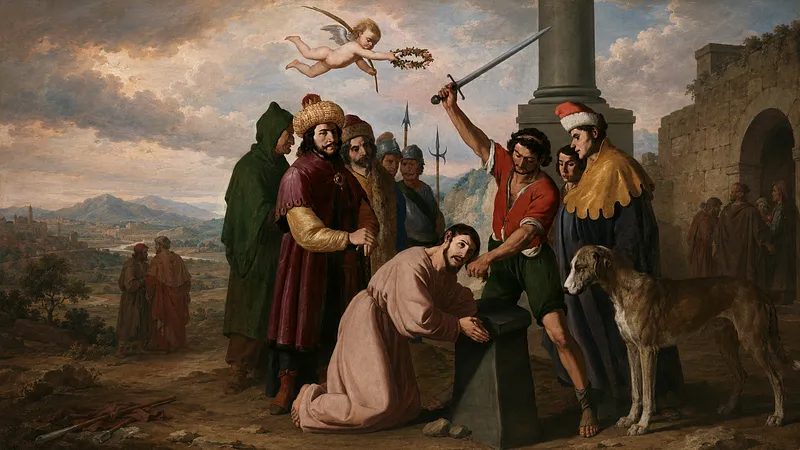 Pintura de Zurbarán do martírio do apóstolo Tiago